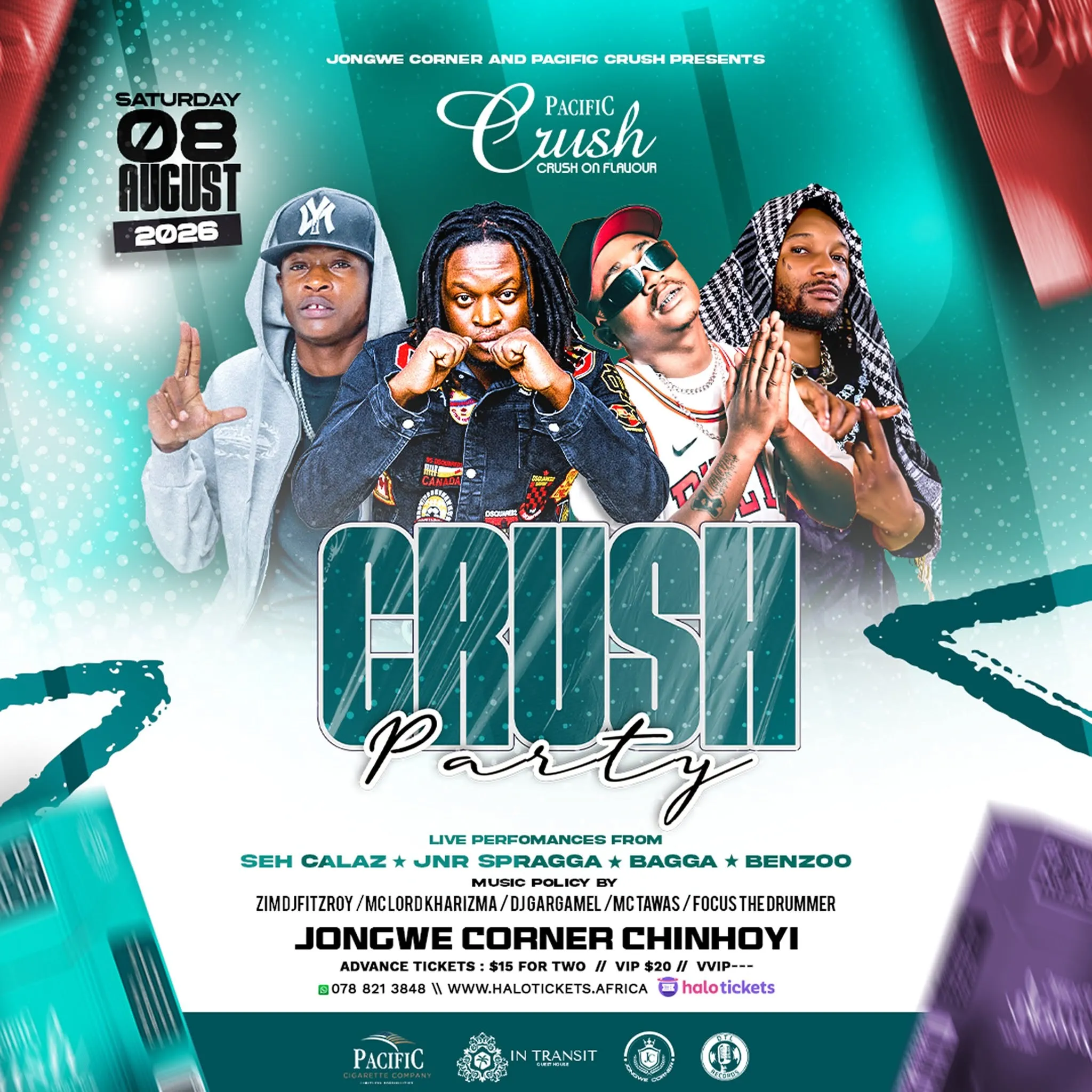 Crush Party brand imagery